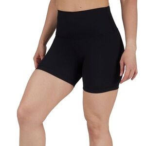 Yogalicious Lux Black Yoga Bike Shorts.  Sz XS